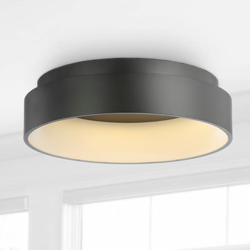 Ring 17.7" Integrated LED Flush Mount Ceiling Light - JONATHAN Y